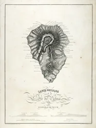 Physische Karte von La Palma, 1814